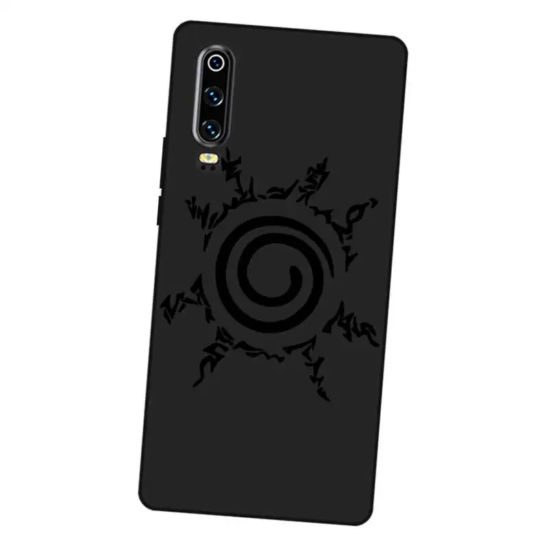 P129 Naruto Black Silicone Case Cover For Huawei P8 P9 P10 P20 P30 Lite Pro P Smart Plus 2017 2019 |