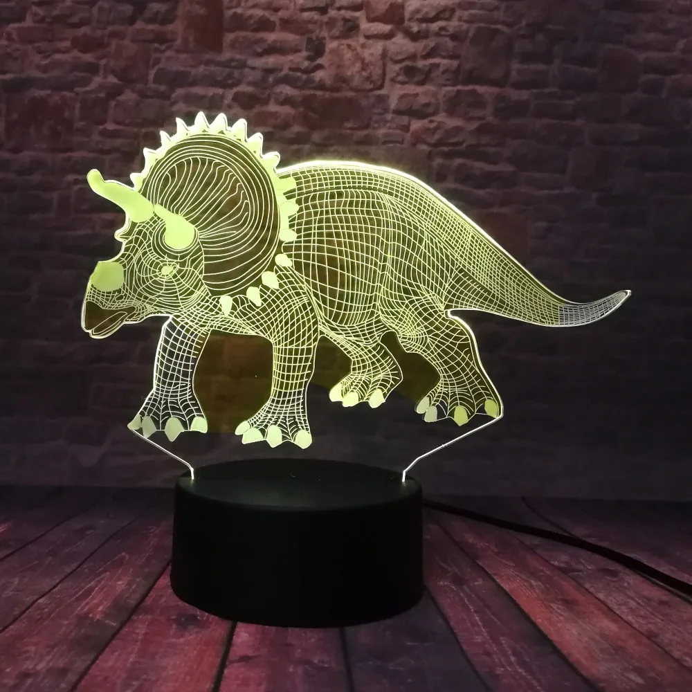 Парк Юрского периода 3D Трицератопс Динозавр Дракон модель Фигурка действие 7