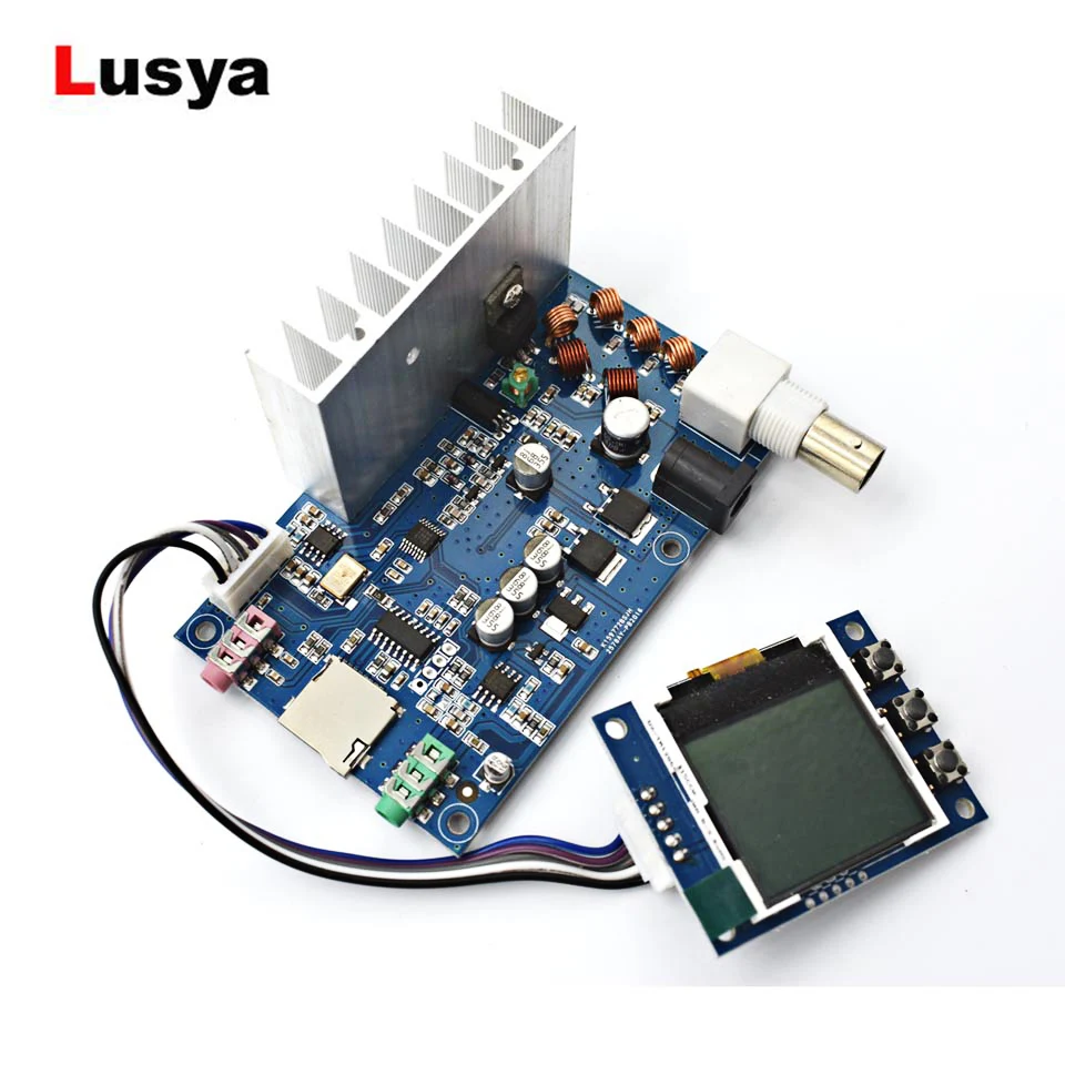 DIY комплекты и готовые FM 5 Вт 76 м-108 МГц Стерео PLL FM передатчик набор 7 Вт Максимальная мощность частота регулируется для Hifi усилителя