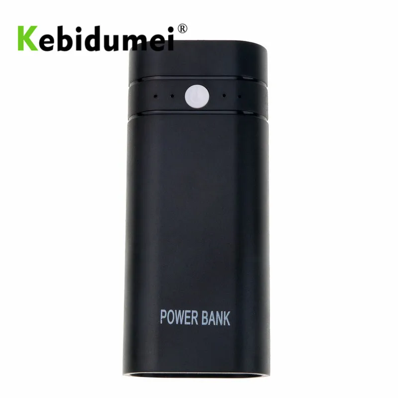 Kebidumei 2X 18650 Mini USB Power Bank зарядное устройство для аккумулятора чехол DIY комплект с
