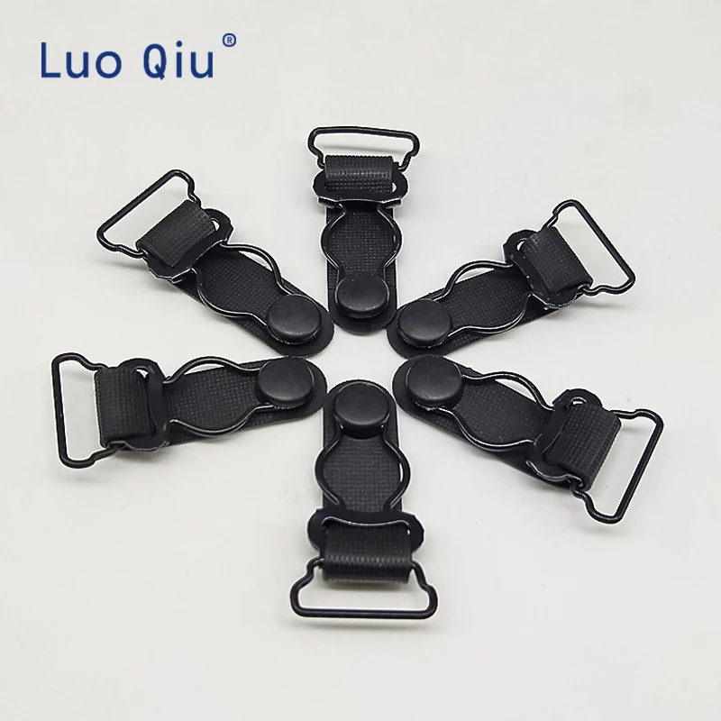 Пластиковый черный корсет Luo Qiu 12 шт./лот подвязки для ног зажим ремня крючки
