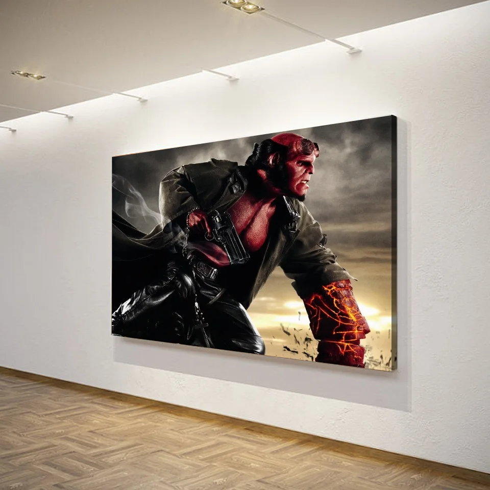 1 панель Бесплатная доставка hellboy фильм печать Картина на холсте стены искусства