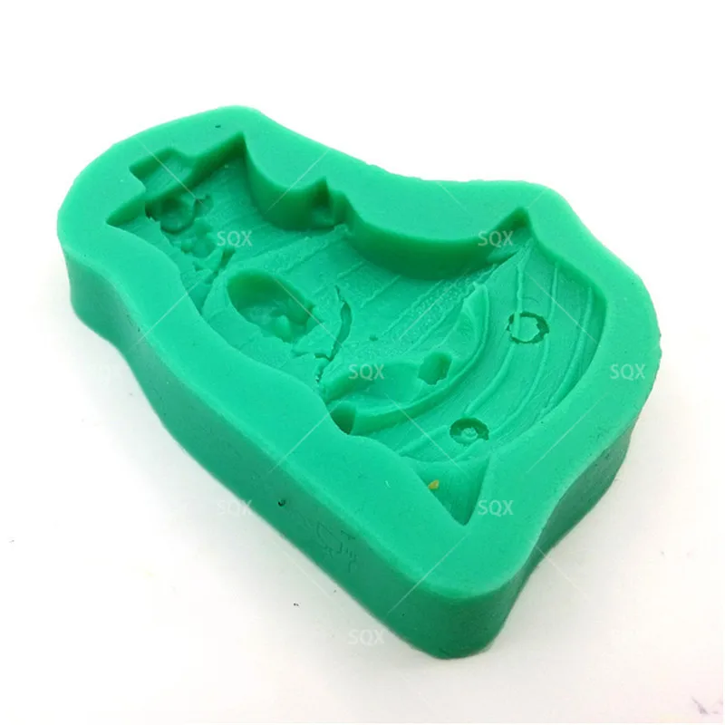 Pirate Corsair Cartoon Party Silicone Fondant Mould Cake Decorating Baking Tools Kitchen Accessories SQ15310 |