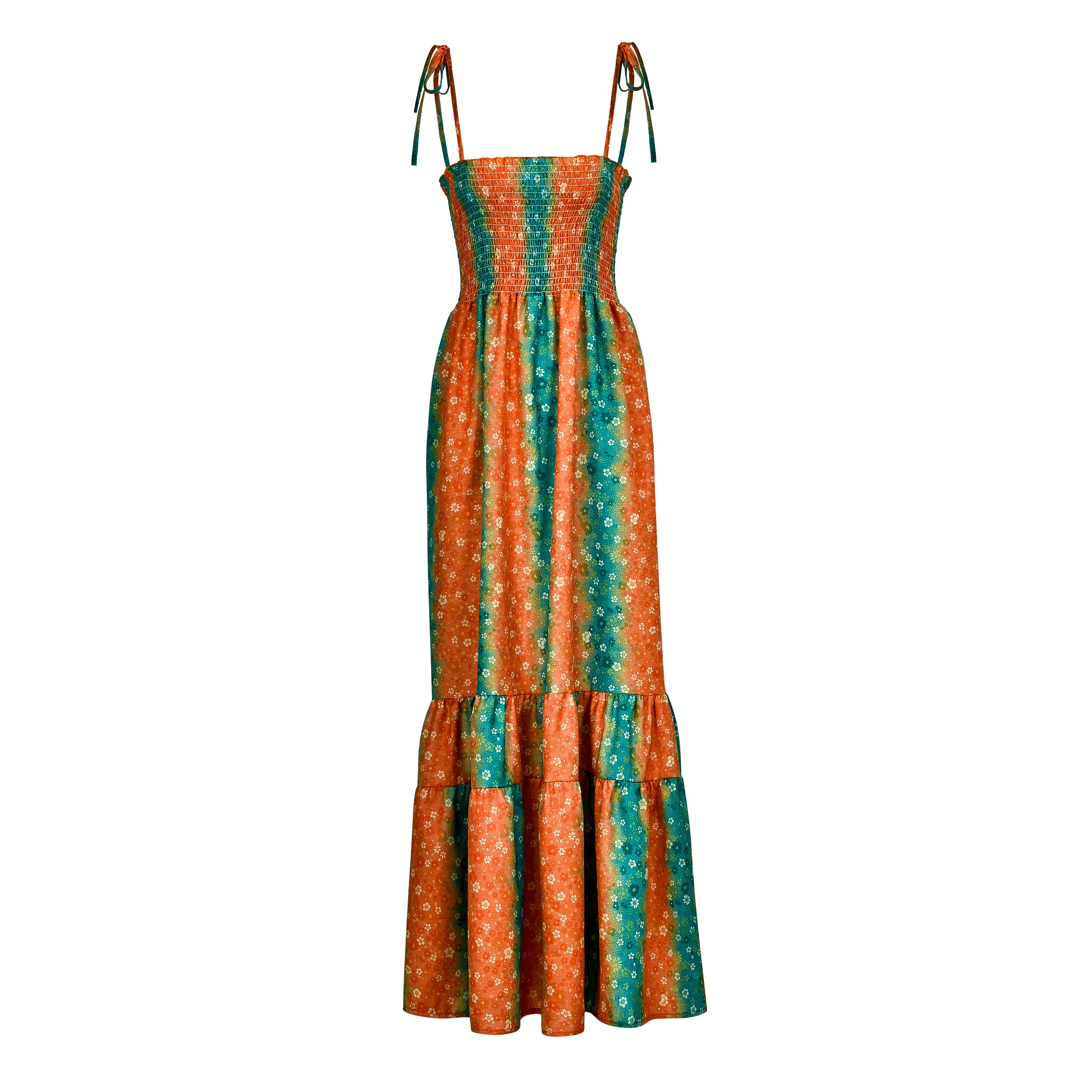 2019 printed pregnant women holiday bohemian beach dress | Женская одежда