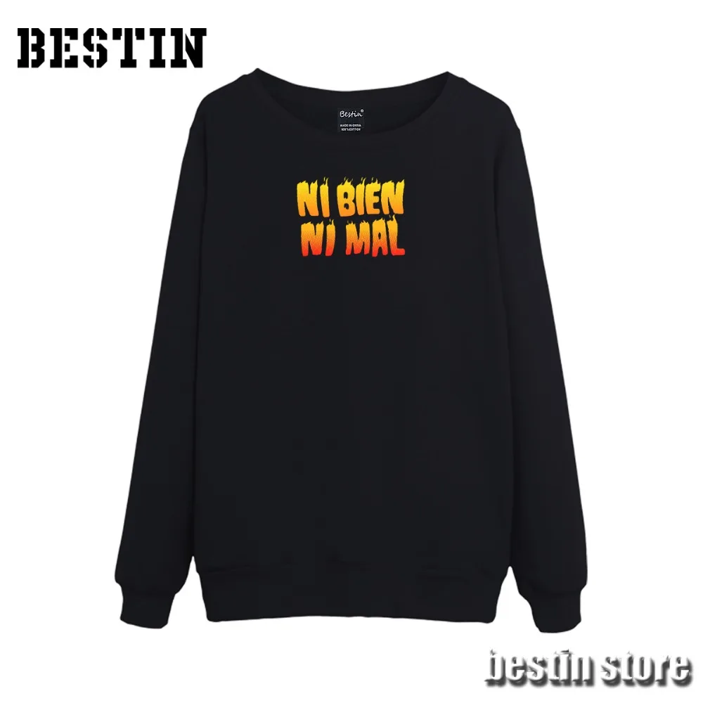 Bestin Новый Рэппер NI BIEN MAL Bad Bunny хип хоп хлопковая футболка/толстовка/толстовки