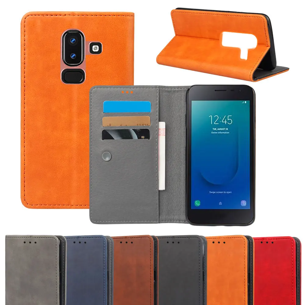 Шубин Новое мобильное чехол для телефона Samsung Galaxy J8 искусственная кожа Стенд