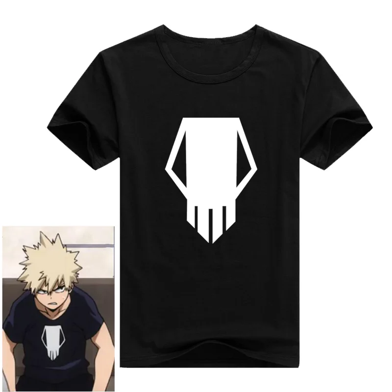 Футболка мужская для аниме Моя геройская Академия bakugou костюм кацуки косплея Boku