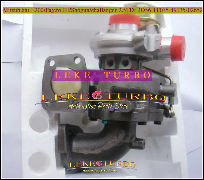 Turbo TF035 VGT 49135-02652 MR968080 4913502652 для Mitsubishi L200 Challanger Pajero III W200 Shogun 2001- 4D56 2.5L бесплатная
