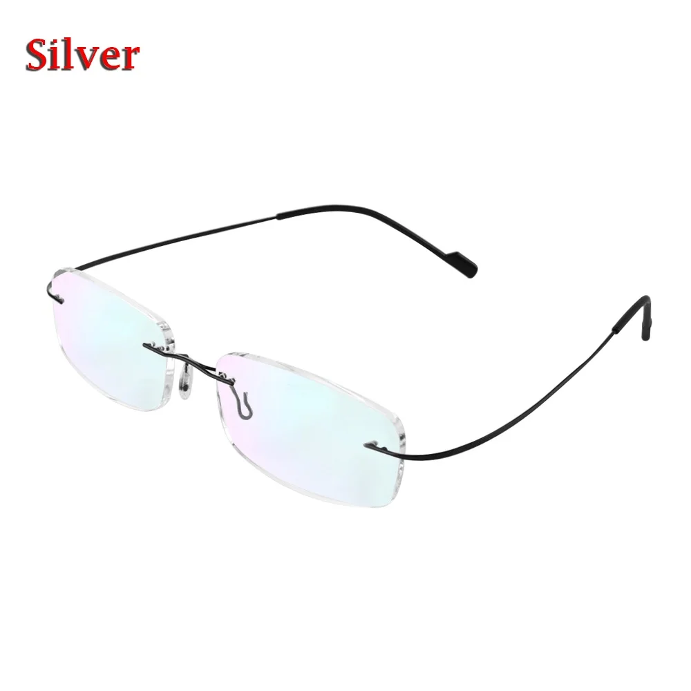 Style1-Silver Мужские и женские ультралегкие очки для зрения, увеличительные очки, очки для чтения, портативный подарок для родителей, дальнозоркое увеличение - Цвет оправы: Style1-Silver