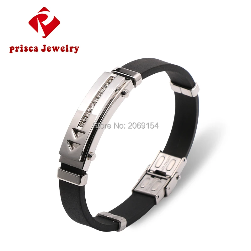 Очаровательные силиконовые браслеты модные ювелирные изделия золотой браслет