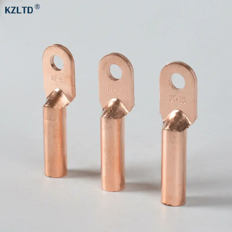 Медные трубчатые Кабельные Клеммы 5 шт./лот зажим для аккумулятора конец кольца 95