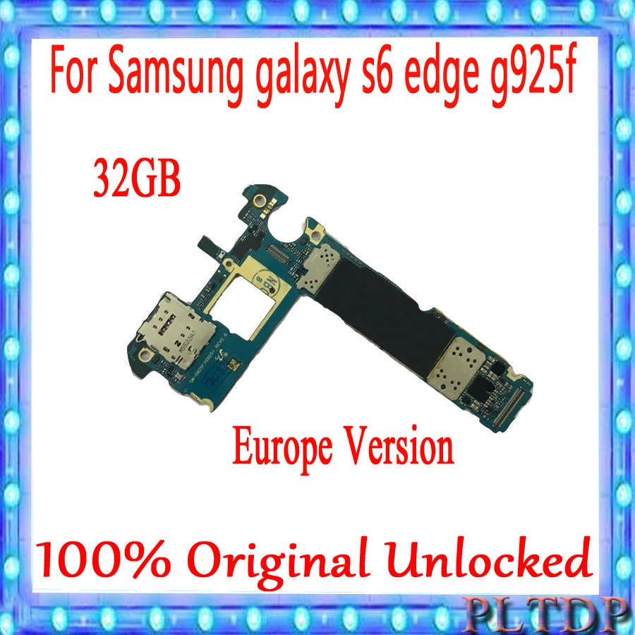 100% оригинальная материнская плата для Samsung Galaxy S6 G925F G925i разблокированная