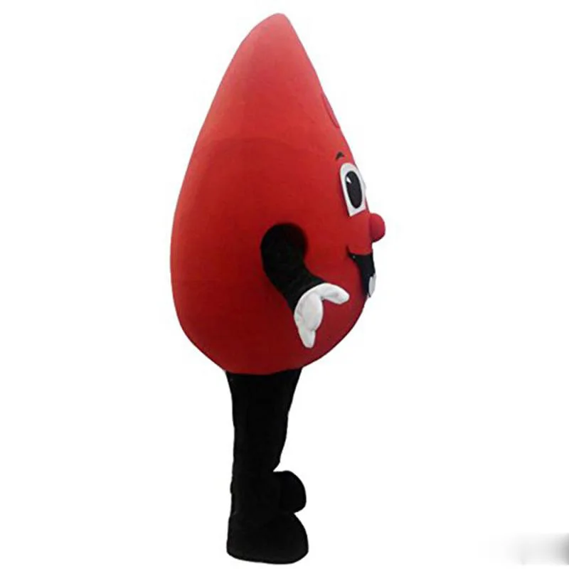 

Factory direct sale Hot Sale New special customized red Drop of blood mascot costume Cartoon Fancy Dress