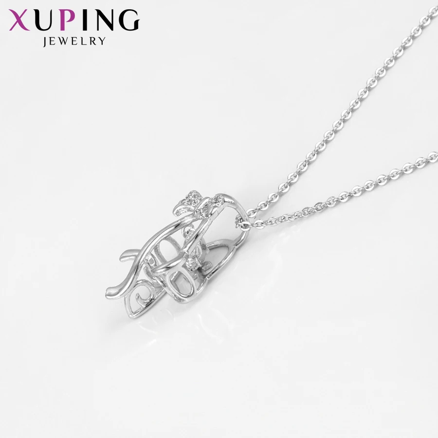Xuping, ювелирное изделие, простое модное ожерелье, очаровательное стильное длинное ожерелье для женщин и девушек, цепочка, рождественские подарки S83, 5-44196
