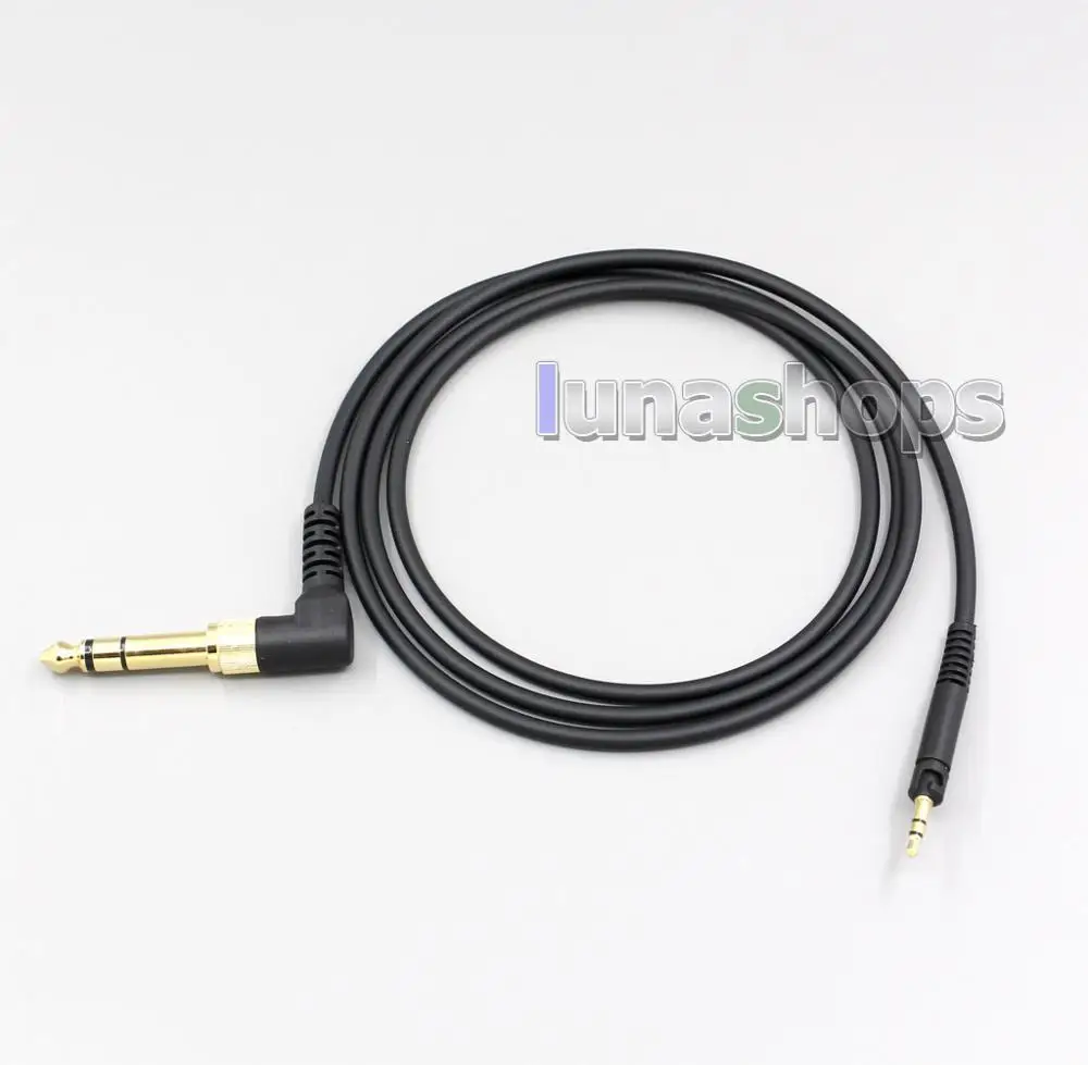 

LN005362 6.5mm 3.5mm Plug Headphone 3.6mm 45*0.04mm OCC Cable For Sennheiser HD6 HD7 HD8 MIX DJ HD595 Earphone