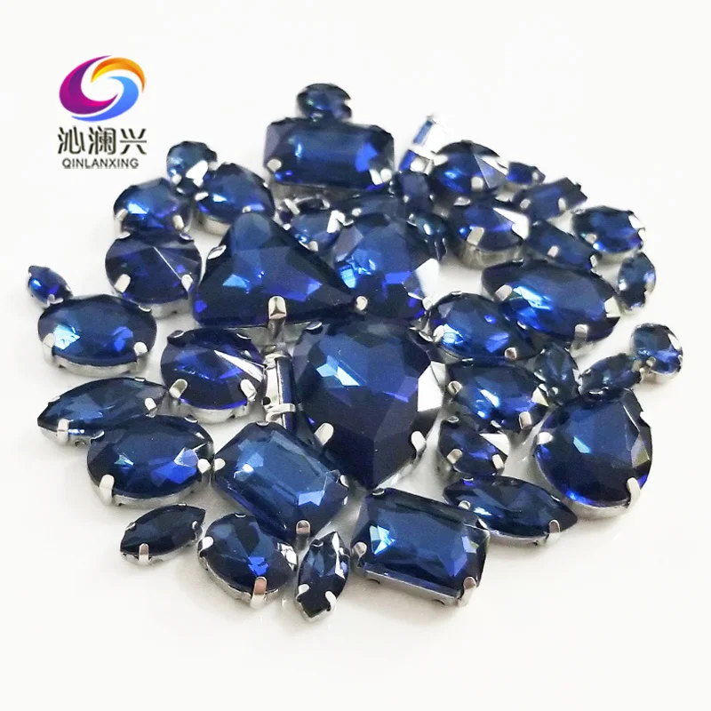 Заводские продажи 68 шт./пакет чернильный синий цвет смешанный размер верхнее