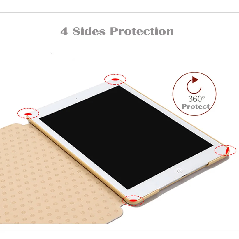 Чехол для планшета для iPad 6-го поколения защитный чехол iPad 9,7 дюймов 5-й Магнитный умный Авто пробуждение функция сна крышка