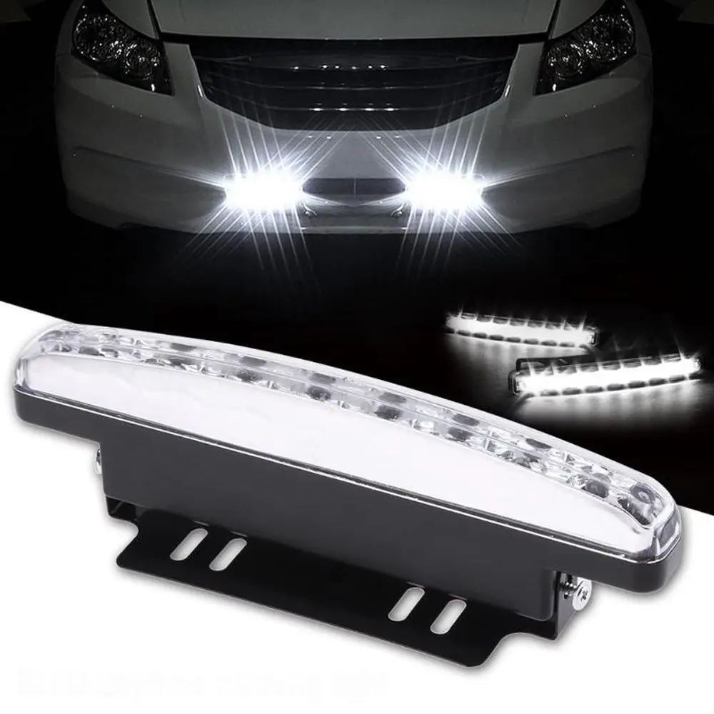 1 пара DC 12V 8 LED универсальный сигнал DRL авто Стайлинг Противотуманные фары фара