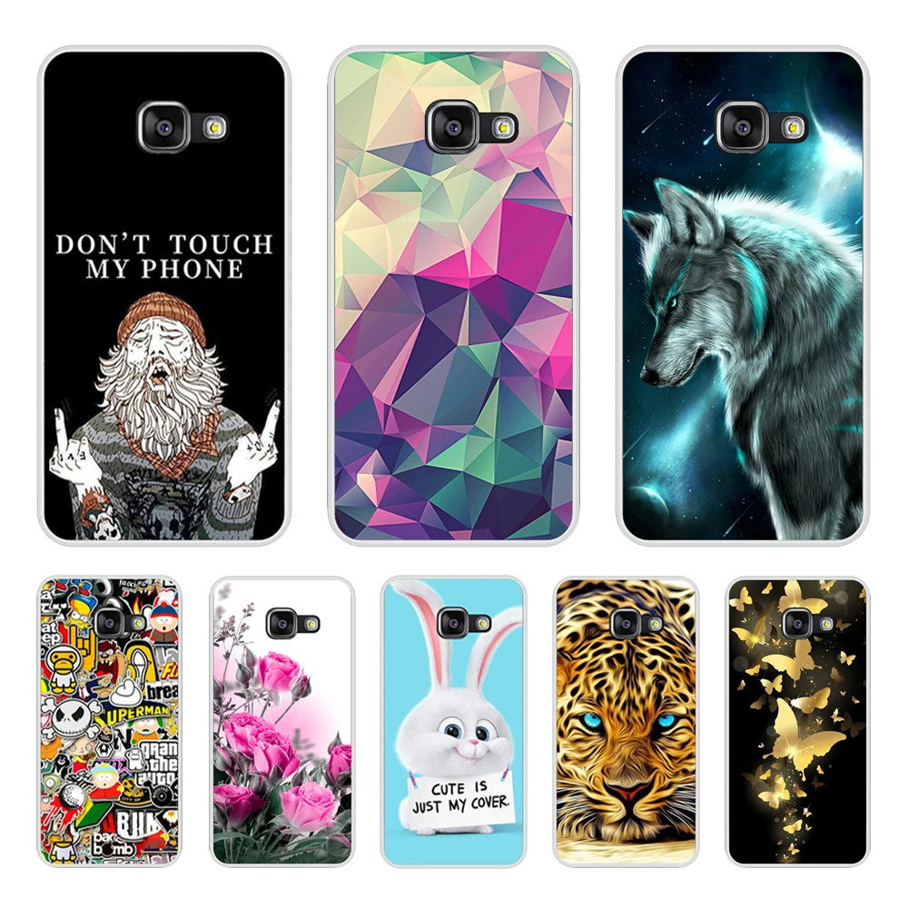 Чехол для Samsung Galaxy A3 2016 чехол силиконовый 3D ТПУ мягкий A310F Coque|Бамперы| |