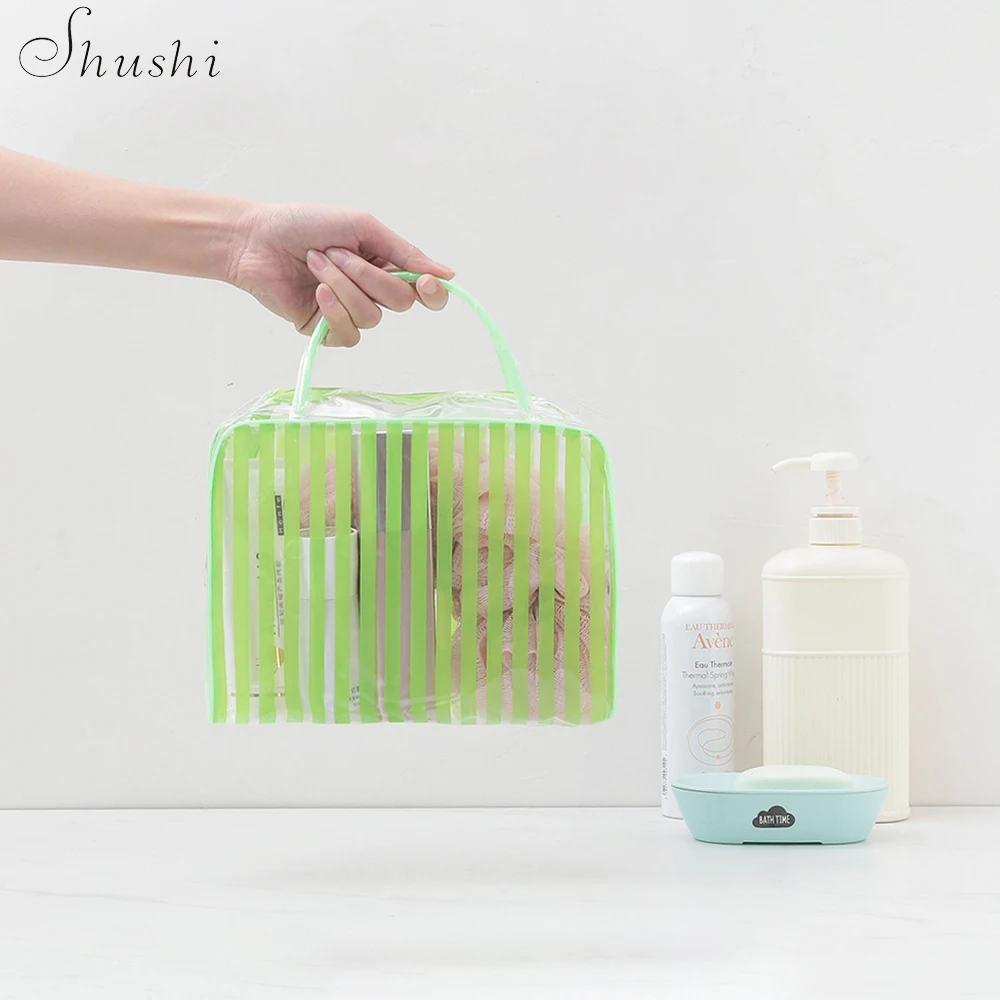 Прозрачная сумка для ванной SHUSHI лидер продаж персональный дорожный Органайзер