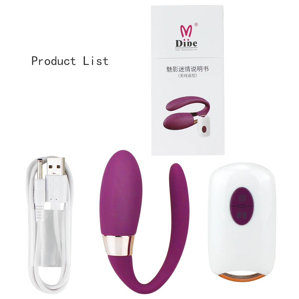 Вибратор для точки G с дистанционным управлением тихий двойной мотор 9 режимов