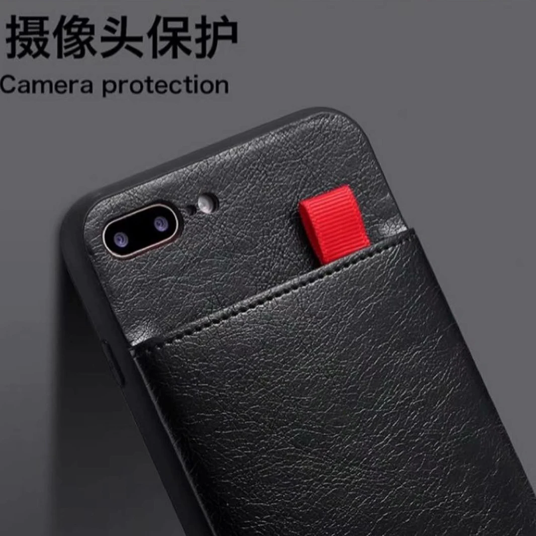 Кожаный чехол HAISSKY с отделением для карт для iPhone X, 7, 8 Plus, 6, 6 S Plus, чехол-кошелек, сумки, роскошный флип-чехол для iPhone X, 10, чехол для телефона