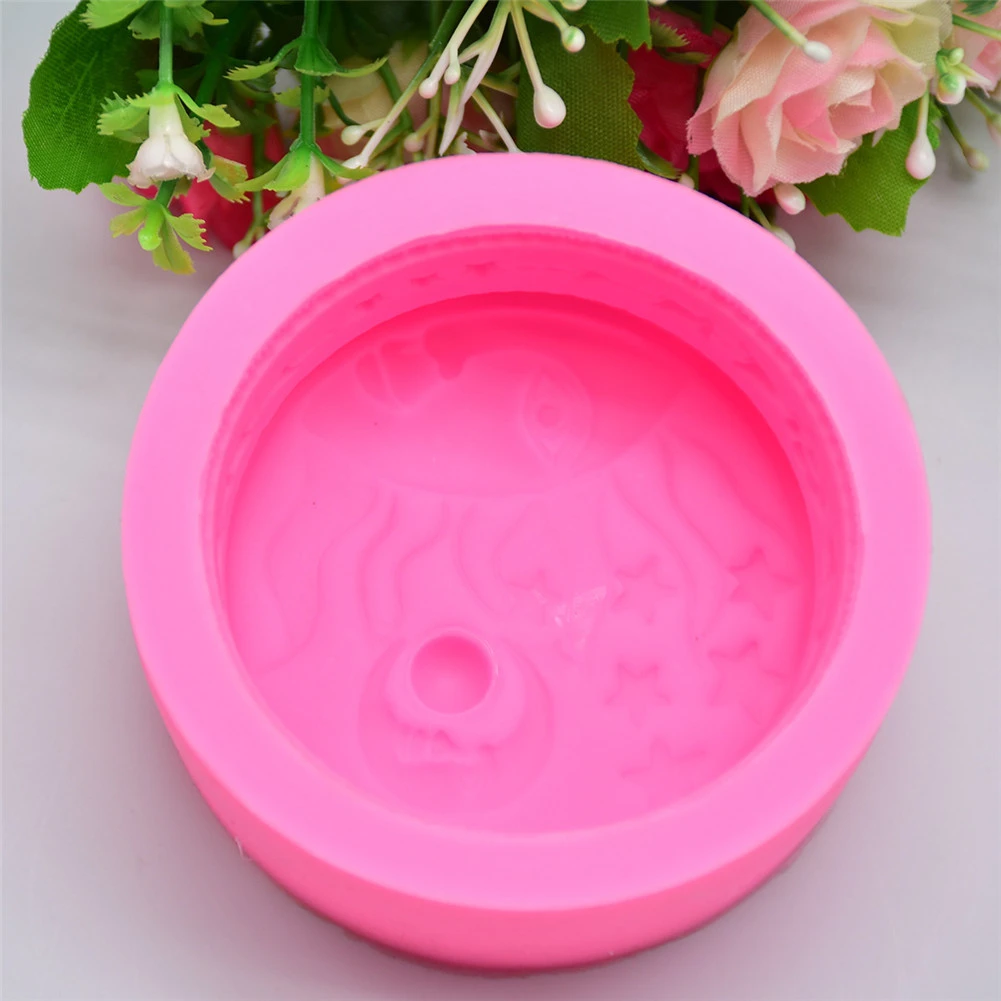 DIY силиконовой формы для выпечки Солнце Луна узор торт украшение ручной работы мыло плесень кухня гаджет# AW