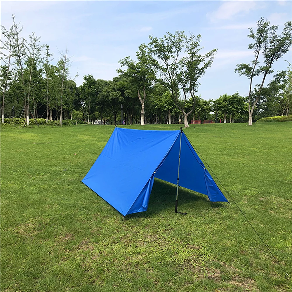 9.8ft x 9.8ft Lightweight Hammock Sun Shelter Shade Tent Tarp Awning Canopy for Outdoor Camping Hiking Backpacking Picnic