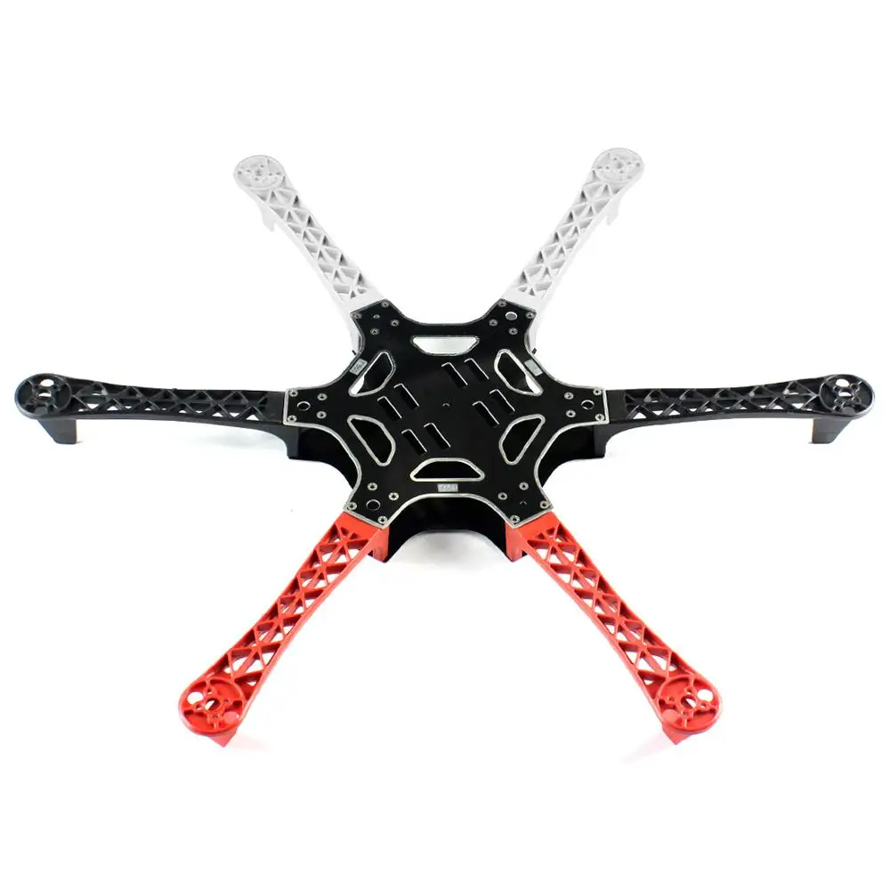 F05114 F550 Hexa-Rotor Air Frame FlameWheel Kit 550 мм для KK MK MWC мультикоптера гексакоптера UFO Heli |