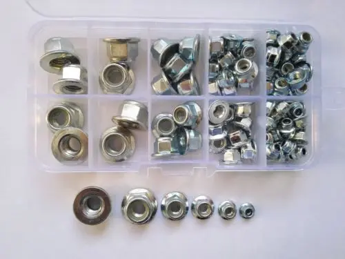Фланец из углеродистой стали M3/M4/M5/M6/M8 100 шт.|100pcs m3|nut nutm8 flange nut |