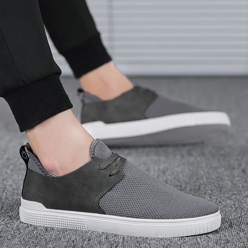 Мужская Легкая повседневная обувь модная вулканическая zapatos hombre на плоской