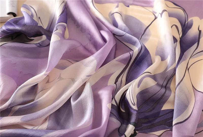 Новый бренд женский шарф весна лето шелковые шарфы шали и накидки женские