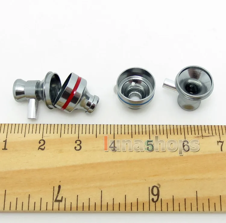 

LN004270 1 pair 4 color 10mm Sound Speaker Shell For In ear Earphone Repair DIY Custom