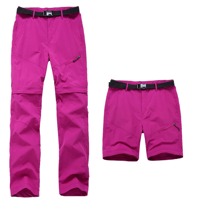 

Women Summer Quick Dry Breathable Removable Pants Outdoor Brand Shorts Hiking Trekking Camping Climbing Female Trousers