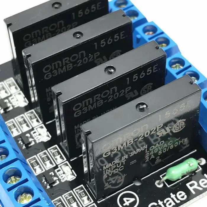 1/2/4/8 канальный OMRON реле SSR G3MB-202P твердотельные реле Модуль для наращивания волос 5 V-M25