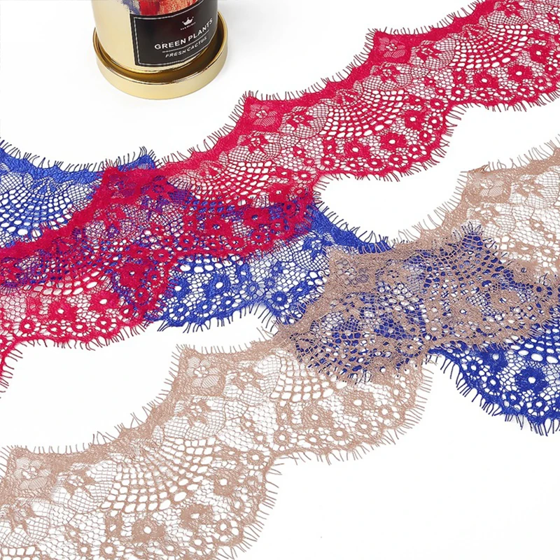Sewing Ribbons 1PC Flowers Embroidered Lace 9.5CM Fabric 10 Colors High Quality Decoration DIY 3Yards Handmade Hot Sale Popular | Дом и сад