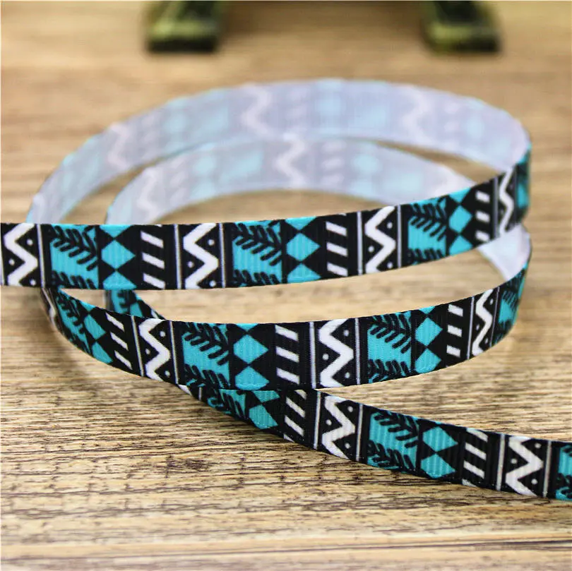 DHK 3/8 ''Бесплатная доставка динозавр Геометрические Животные печатных grosgrain