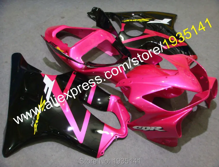 Для Honda CBR600 F4i 2001 2002 2003 ABS комплект корпуса CBR 600 01-03 розовый черный обтекатель