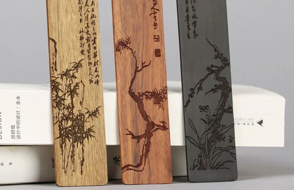 Новый высококачественный креативный традиционный деревянный набор закладок