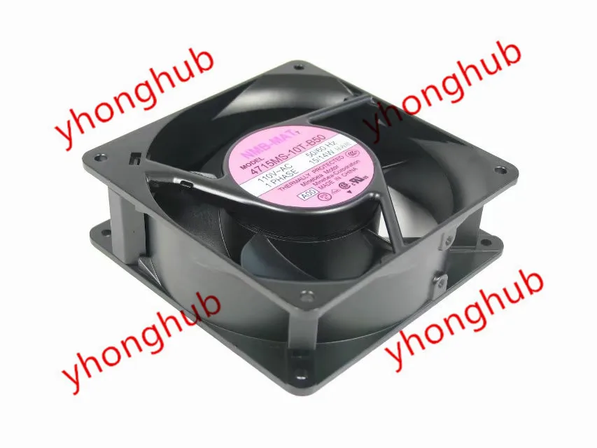 NMB-MAT 4715MS-10T-B50 A00 Вентилятор охлаждения сервера AC 110 В 15/14 Вт 50/60 Гц x 38 мм