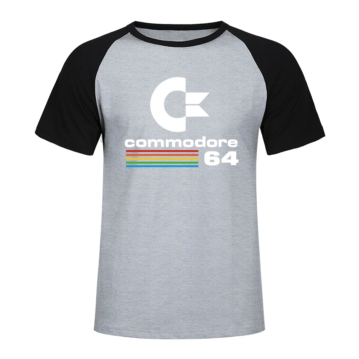 Летняя новинка, коммодор, 64 Футболки, C64 SID Amiga, Ретро стиль, 8 бит, ультра крутой дизайн, виниловая футболка с коротким рукавом, реглан, мужская одежда