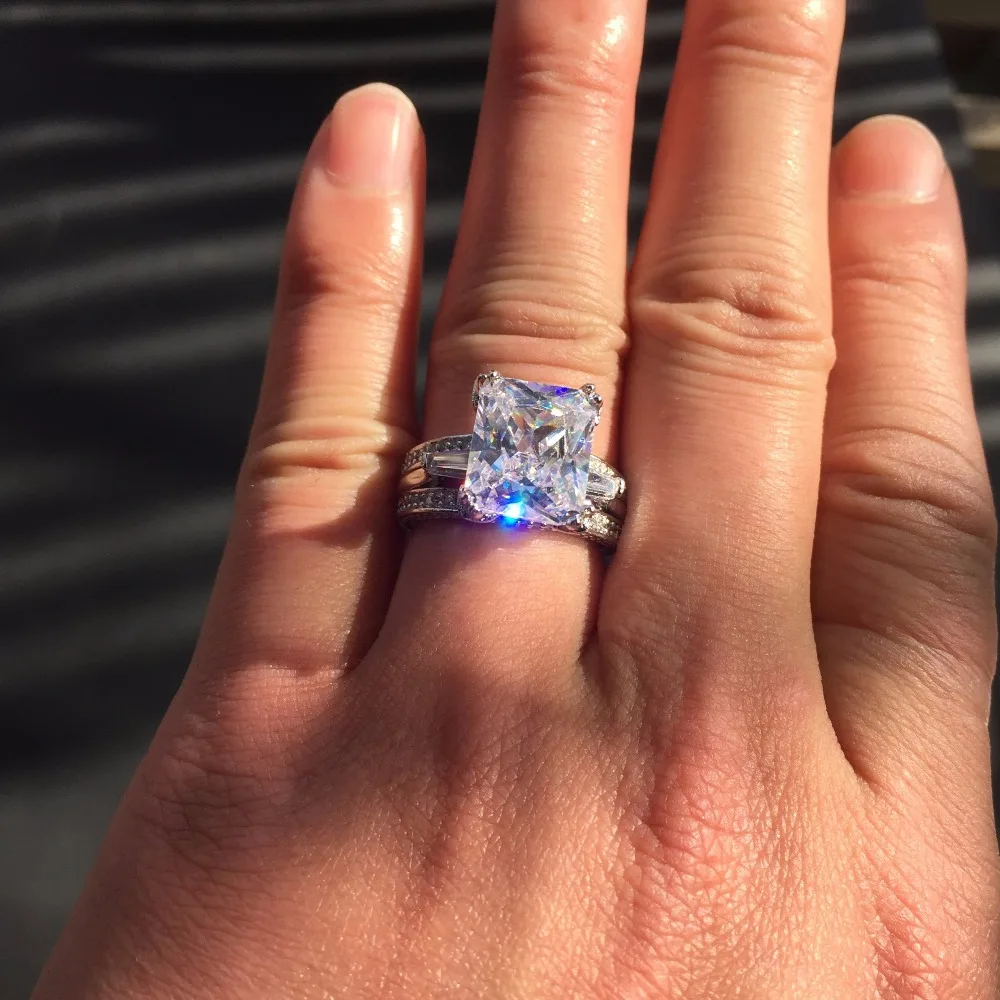 CHOUCONG ювелирное изделие серебро 925 пробы Эйфелева башня проложить CZ принцесса