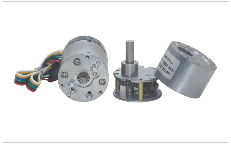12V 24VDC 7-1600 об/мин с ультратонкой оправой 37 мм Шестерни коробка с большим вращающим моментом эксцентриковый вал Шестерни двигатель зал кодировщик Шестерни ed моторы с защитным колпачком