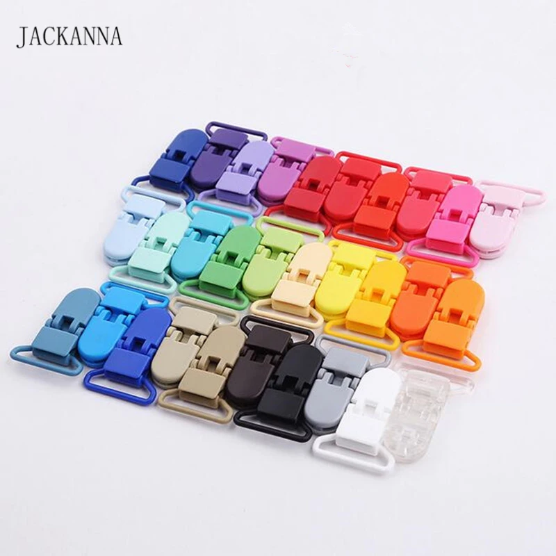 100 шт. 25 мм пластиковые зажимы для пустышки безопасные соски аксессуары цепочки