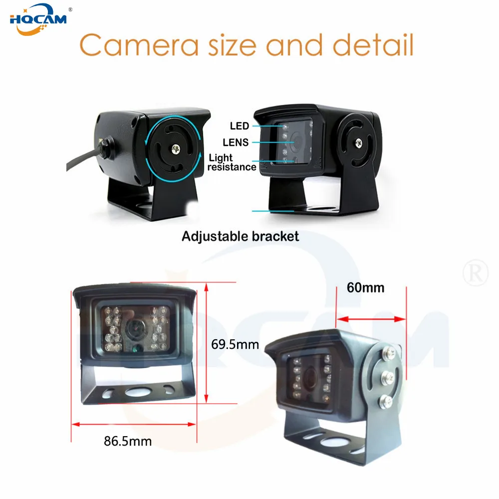 IP камера ночного видения HQCAM 5 Мп 4 МП 3 2 ИК 18 шт. светодиодных водонепроницаемых