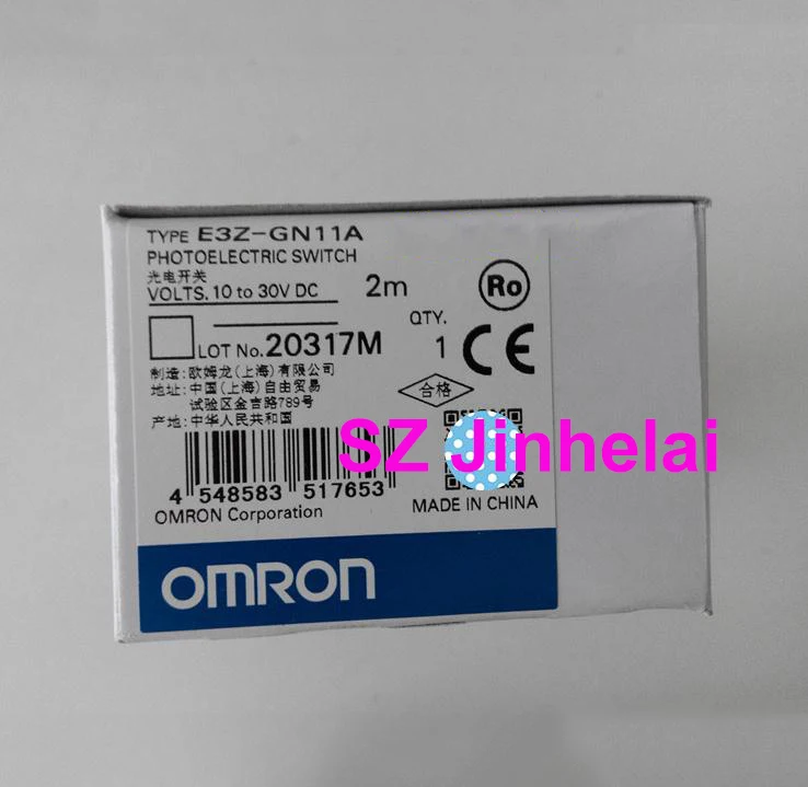 

OMRON E3Z-GN11A, E3Z-GN11B оригинальный фотоэлектрический выключатель 2M 10-30VDC