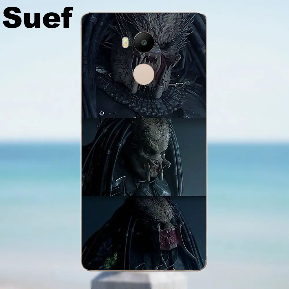 Suef для Xiaomi Redmi 4 3 3S Pro Mi3 Mi4 Mi4i Mi4C Mi5 Mi5S Mi Max Note 2 мягкие чехлы Alien Vs Predator Avp Hunter|note 2|note