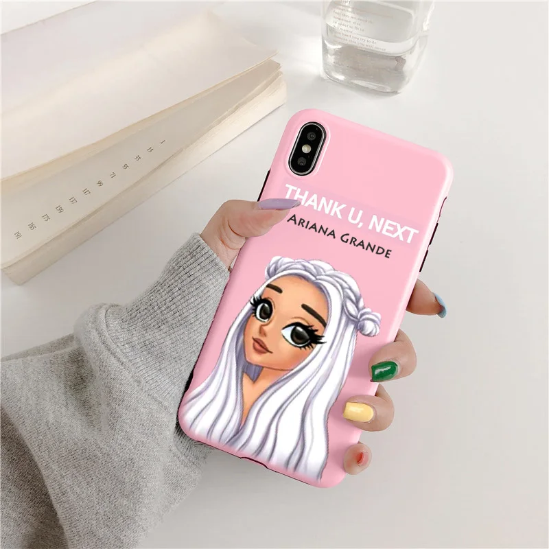 Чехол Ariana Grande Ag ciciber thank u, the next adoante из ТПУ для iPhone 4 5 6 7 8 plus x XR fundas Capa Cover