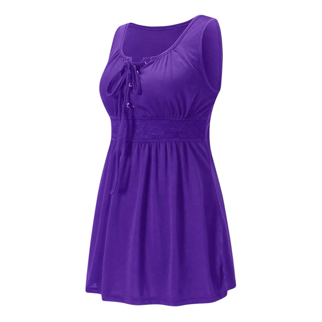 Большие размеры летняя модная блуза на шнуровке повседневная сексуальная майка