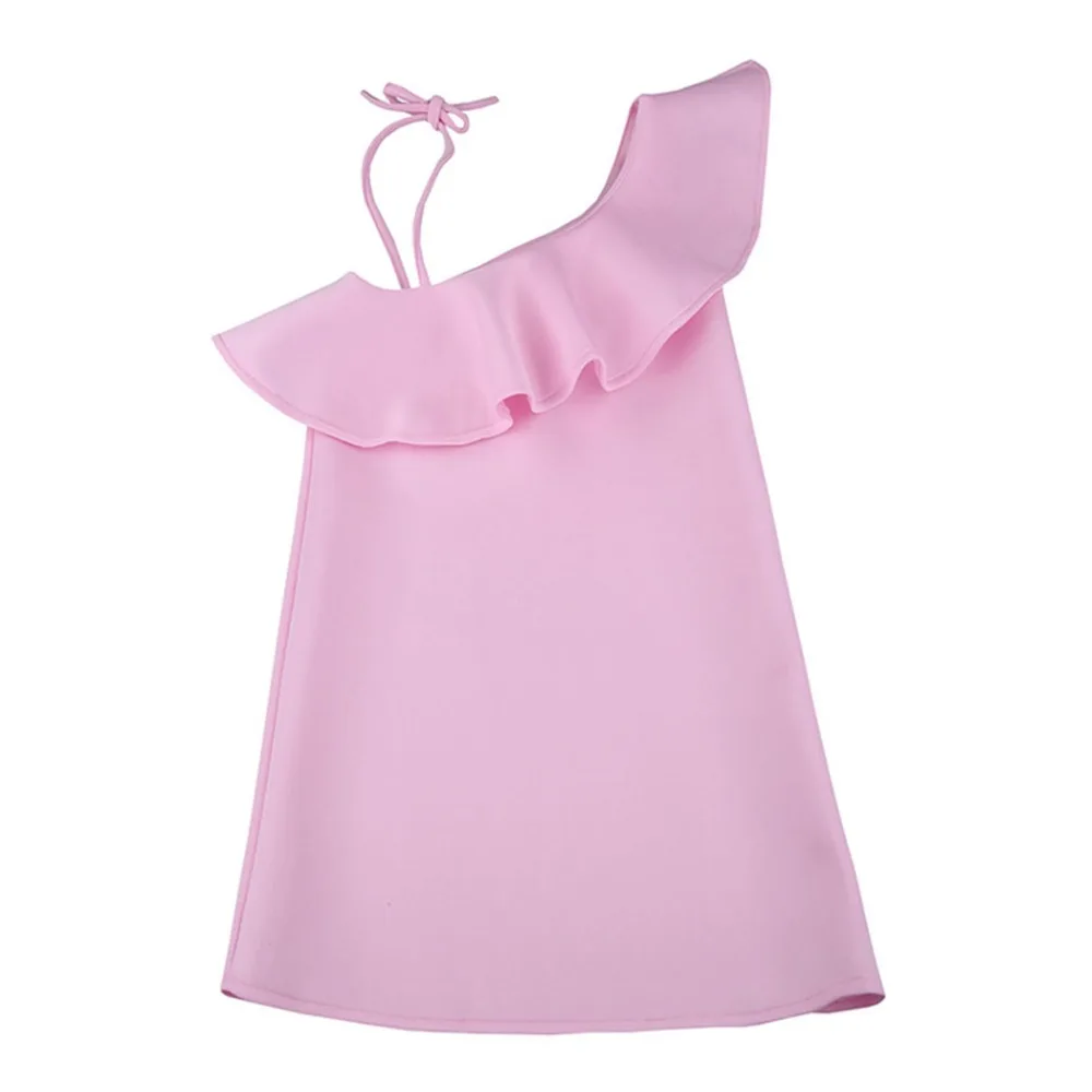 2018 юбка с оборками для девочек Милая принцессы Одежда маленьких свадебные